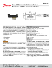 Thumbnail of document Manual - Series SVT Solenoid Valve Enclosure w/Timer